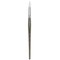 Escoda Perla Toray White Synthetic Brush - Round, Short Handle, Size 12